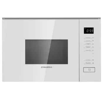 Микроволновая печь встраиваемая Maunfeld MBMO820SGW09 20 л, 1.27 кВт, белый (КА-00021905)