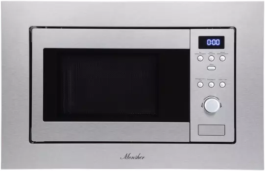 Микроволновая печь встраиваемая Monsher MMH 200 X 17 л, 700 Вт, серебристый (MMH 200 X)