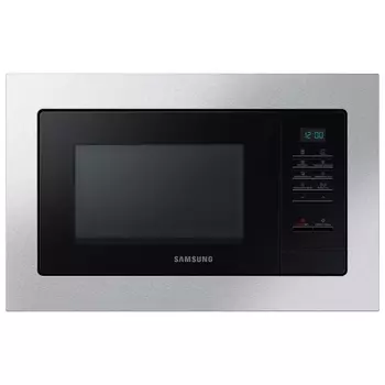 Микроволновая печь встраиваемая Samsung MG20A7013AT/BW 20л, 850Вт, гриль, серебристый/черный (MG20A7013AT/BW)