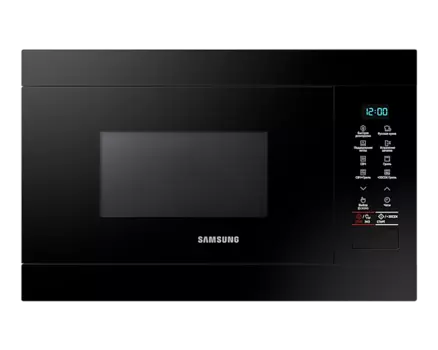 Микроволновая печь встраиваемая Samsung MQ8000M 22 л, 850 Вт, гриль, черный (MG22M8054AK/BW)