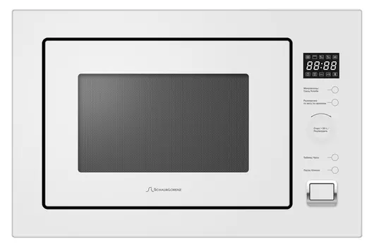 Микроволновая печь встраиваемая Schaub Lorenz BUILT-IN 25L SLM EL25D 25 л, 900 Вт, гриль, белый (BUILT-IN 25L SLM EL25D)