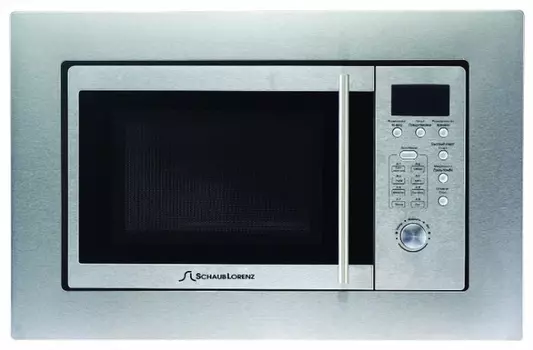 Микроволновая печь встраиваемая Schaub Lorenz SLM EE21D 20л, 800Вт, гриль, серебристый (SLM EE21D)