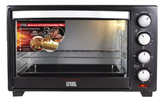 Мини-печь GFGril CONVECTION PLUS GFO-30B 1600Вт, черный
