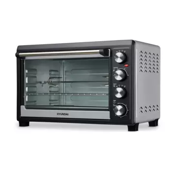 Мини-печь Hyundai MIO-HY076 2 кВт, серебристый/черный (MIO-HY076)