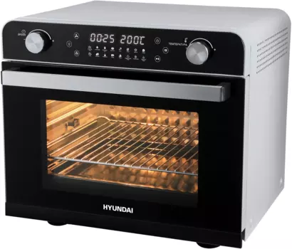 Мини-печь Hyundai MIO-HY087 1.7 кВт, серебристый/черный (MIO-HY087 )