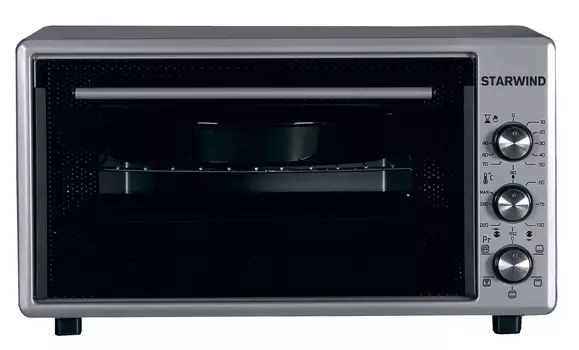Мини-печь STARWIND SMO2022 1600Вт, серый (1485418)