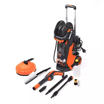 Минимойка PATRIOT GT890 Imperial, 158 атм, 420 л/ч, шланг 8 м, сетевой шнур 3 м, корпус насоса алюминий, забор воды из емкости, 11.5 кг (322306103)