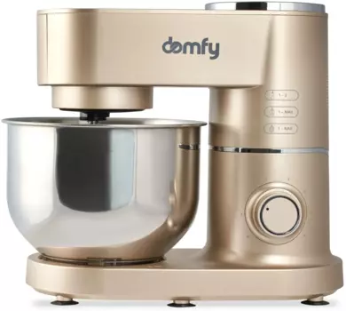 Миксер планетарный DOMFY DSC-KM301 1.2 кВт, золотистый (DSC-KM301)