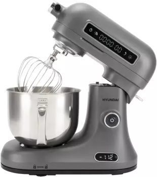 Миксер планетарный Hyundai HYM-S8551 1.6 кВт, серебристый ( HYM-S8551)