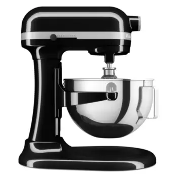 Миксер планетарный KitchenAid 5KSM55SXXEOB 375 Вт, черный (5KSM70JPXEOB)