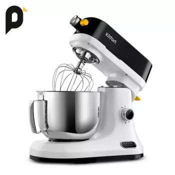 Миксер планетарный Kitfort КТ-3438 1.6 кВт, белый/черный (КТ-3438)