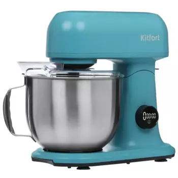 Миксер планетарный Kitfort KT-3473-2 1.5 кВт, бирюзовый (KT-3473-2)