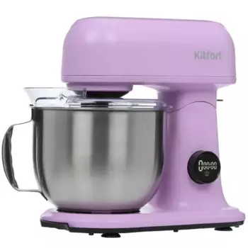 Миксер планетарный Kitfort KT-3473-3 1.5 кВт, лавандовый (KT-3473-3)
