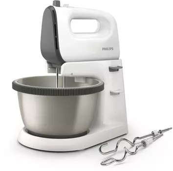 Миксер планетарный Philips 5000 Series HR3750 450Вт, белый/серебристый (HR3750/00)