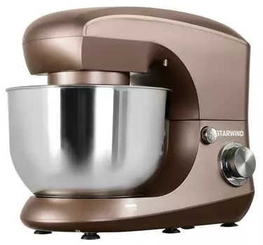 Миксер планетарный Starwind SPM5189 1 кВт, коричневый