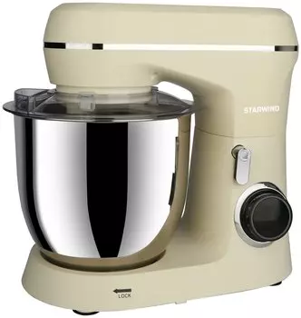 Миксер планетарный Starwind SPM6164 1.3 кВт, бежевый (SPM6164)