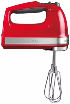 Миксер ручной KitchenAid 5KHM9212EER 85 Вт, красный (5KHM9212EER)