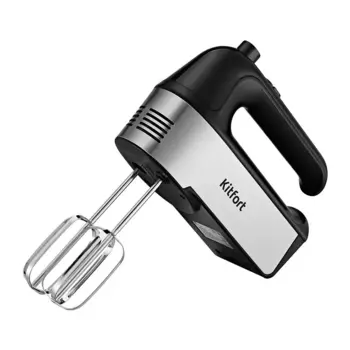 Миксер ручной Kitfort КТ-3409 250 Вт, черный/серебристый