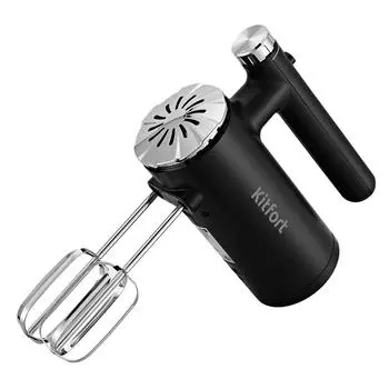 Миксер ручной Kitfort КТ-3410 250 Вт, черный/серебристый