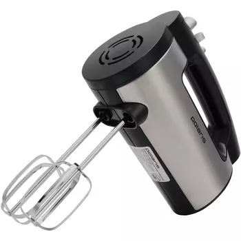 Миксер ручной Polaris PHM 5009A 500 Вт, черный/серебристый