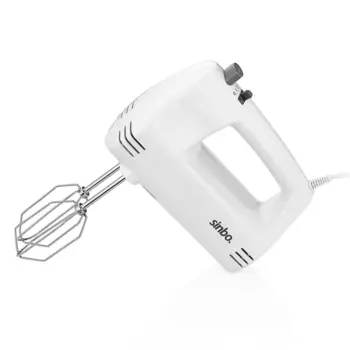 Миксер ручной Sinbo SMX-2758 200Вт, белый (SIN-SMX-2758-WT)