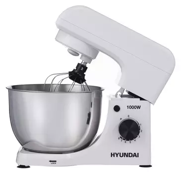 Миксер стационарный Hyundai HYM-S4451 1000Вт, белый/черный (1195156)
