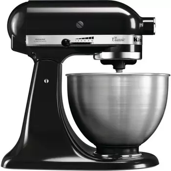 Миксер стационарный KitchenAid CLASSIC 5K45SSEOB 275 Вт, черный (5K45SSEOB)