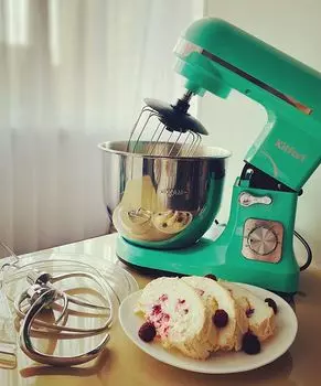 Миксер стационарный Kitfort КТ-1324-3 1 кВт, зеленый (КТ-1324-3)