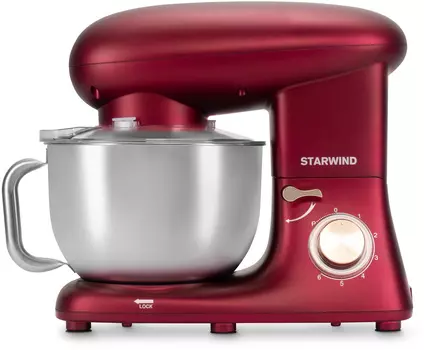 Миксер стационарный Starwind SPM7170 1.6 кВт, гранатовый (SPM7170)