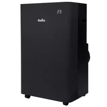 Мобильный кондиционер Ballu Velure BPAC-12 EW/N6, 12000 BTU/ч до 30 м, вентиляция, охлаждение, осушение, черный, (НС-1606625)