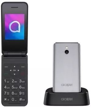 Мобильный телефон Alcatel 3082X, 2.4" 320x240 TN, 65.5Mb, 3G/4G, BT, 1xCam, 1-Sim, 1380mAh, micro-USB, серебристый (3082X-2CALRU1)