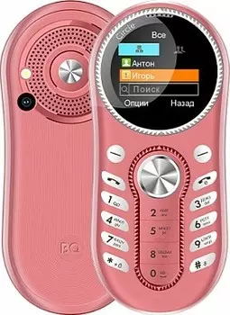 Мобильный телефон BQ 1416 Circle, 1.39" 240x240 IPS, BT, 1xCam, 2-Sim, 1000 мА·ч, USB Type-C, розовый