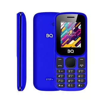 Мобильный телефон BQ 1848 Step+, 1.77" 160x128 TN, 32Mb RAM, 32Mb, BT, 2-Sim, 600 мА·ч, темно-cиний