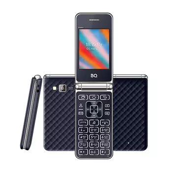Мобильный телефон BQ 2445 Dream, 2.4" 320x240 TN, 32Mb RAM, 32Mb, BT, 1xCam, 2-Sim, 800 мА·ч, micro-USB, темно-cиний