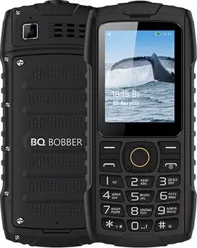 Мобильный телефон BQ BQ-2439 Bobber 2.4", 320x240 TN, 32.8Mb RAM, 32.8Mb, BT Cam, 2-Sim, 2000mAh, черный