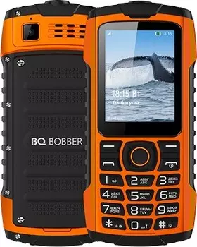Мобильный телефон BQ BQ-2439 Bobber, 2.4" 320x240 TFT, 32Mb RAM, 32Mb, BT, 2-Sim, 2000 мАч, оранжевый
