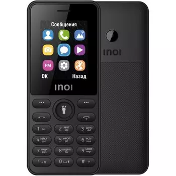 Мобильный телефон INOI 109, 1.8" 128x160, Spreadtrum SC6531E, BT, 1xCam, 2-Sim, 1750mAh, micro-USB, черный (4660042757674)