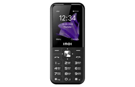 Мобильный телефон INOI 340 PowerHub 4G, 2.4" 320x240, Unisoc T117, 64Mb RAM, 128Mb, 3G/4G, Wi-Fi, BT, 1xCam, 2-Sim, 3000 мА·ч, USB-A/USB-C, черный (6297001537817)