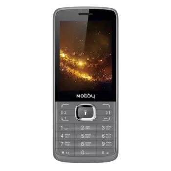 Мобильный телефон Nobby 330T 2.8", 320x240 TN, 32.8Mb RAM, 32.8Mb, BT Cam, 3-Sim, 1000mAh, серый/черный