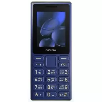 Мобильный телефон Nokia 108, 2" 160x126 TN, 2-Sim, 1000 мА·ч, micro-USB, синий (SP01Z07Z1983Y)