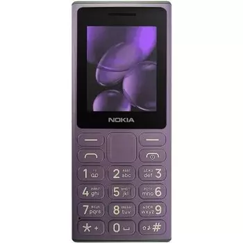 Мобильный телефон Nokia 108, 2" 160x126 TN, 2-Sim, 1000 мА·ч, micro-USB, пурпурный (SP01Z07Z1996Y)