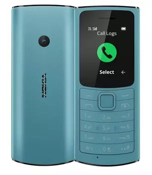 Мобильный телефон Nokia 110 4G TA-1543 DS, 1.8" 320x240 TFT, 3G/4G, 1xCam, 2-Sim, 1.02 А·ч, micro-USB, Series 30+, темно-синий (1GF018MPE1C01)
