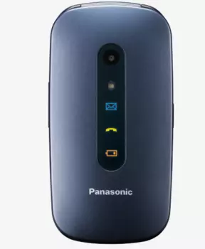 Мобильный телефон Panasonic TU456, 2.4" 320x240 TN, BT, 1xCam, 1-Sim, 1000mAh, micro-USB, синий (KX-TU456RUC)
