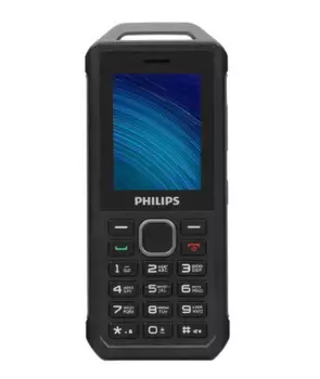 Мобильный телефон Philips E2317, 2.4" 320x240 TFT, BT, 1xCam, 2-Sim, 2500 мА·ч, micro-USB, темно-серый (CTE2317DG/00)