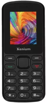 Мобильный телефон Xenium X170, 1.77" 160x128 TFT, BT, 2-Sim, 1000 мА·ч, USB Type-C, черный (CTX170BK/00)