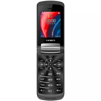 Мобильный телефон teXet ТМ-317, 2.4" 320x240 TFT, BT, 2-Sim, 800 мА·ч, черный