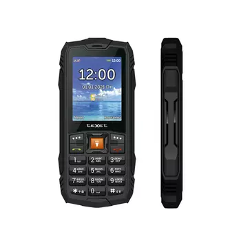 Мобильный телефон teXet TM-516R, 2.4" 320x240, 2-Sim, 1800mAh, ударопрочный корпус, micro-USB, черный