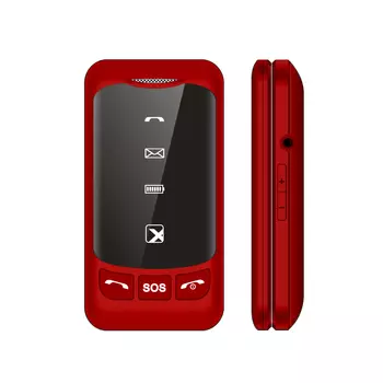 Мобильный телефон teXet TM-B419, 2.8" 320x240 TFT, 1xCam, 2-Sim, 1000mAh, micro-USB, красный