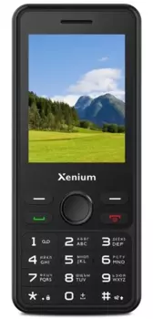 Мобильный телефон Xenium X280, 2.8" 320x240 TN, MediaTek MT6261D, BT, 1xCam, 2-Sim, 3000 мА·ч, USB Type-C, черный (CTX280BK/00)