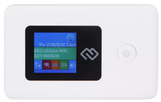 Модем DIGMA DMW1969, 3G/4G, Wi-Fi, USB, белый (DMW1969-WT)